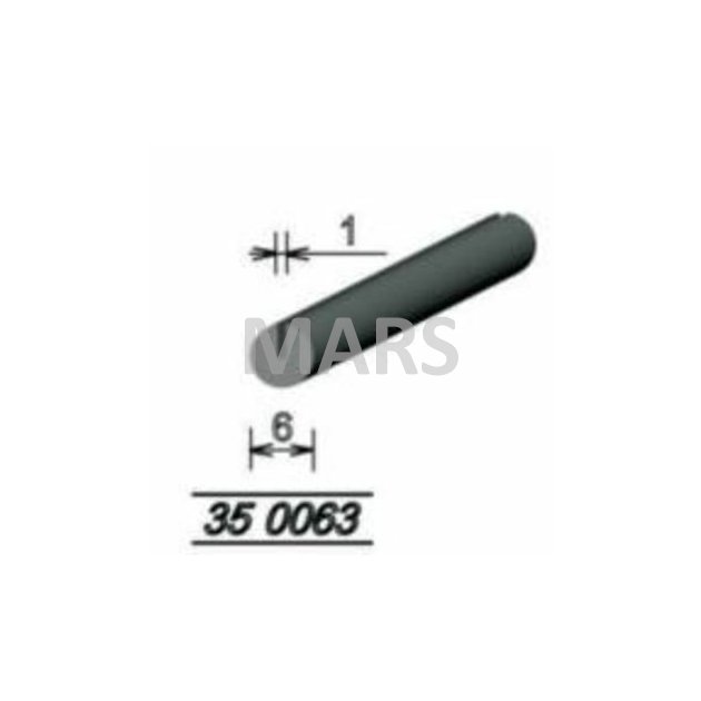 Lemovka EPDM 6 × 1 mm, 350063